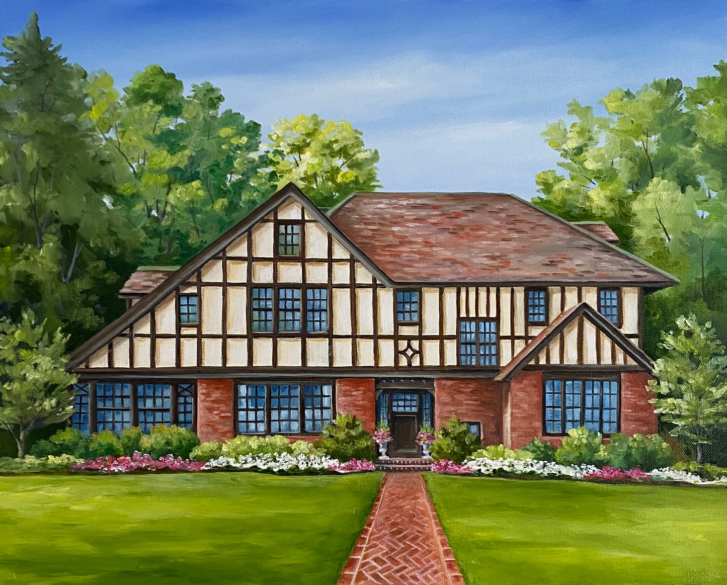 Custom 8”x 10” Watercolor House Portrait $600 - Deposit / Payment