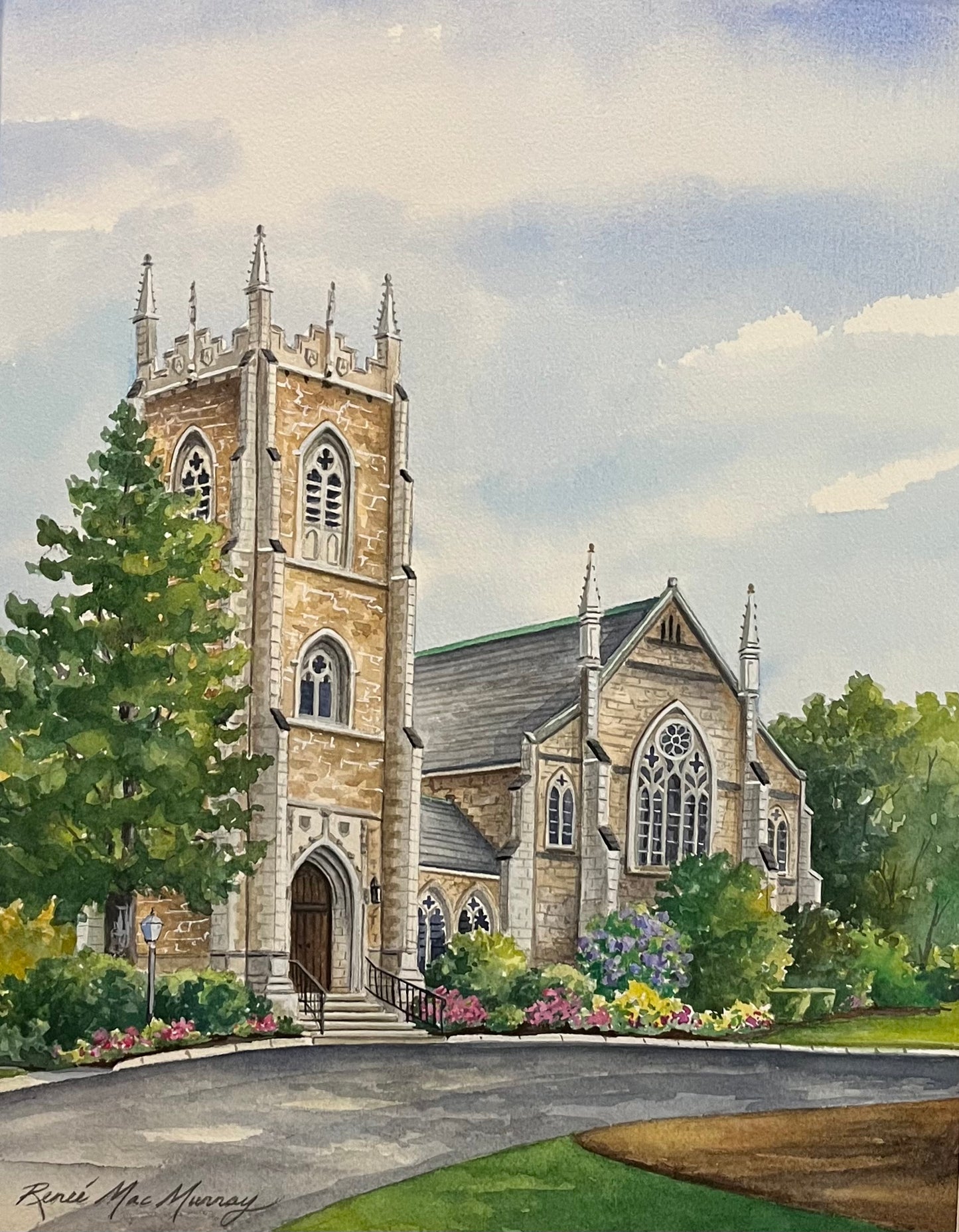 Custom 8”x 10” Watercolor House Portrait $600 - Deposit / Payment