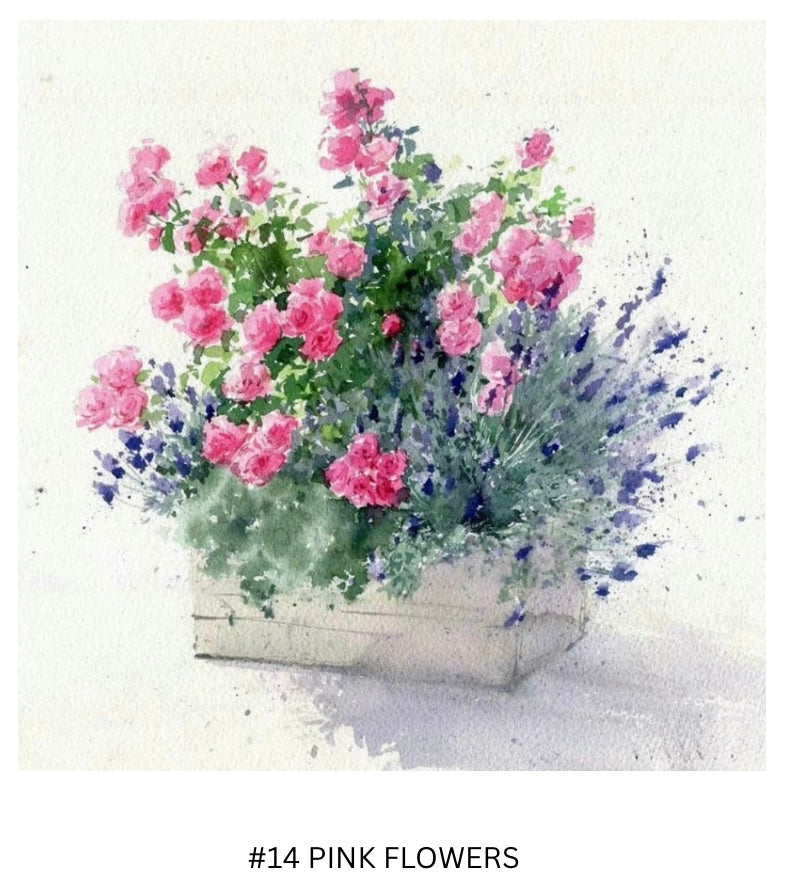 # 14 AE Kit - pink flowers