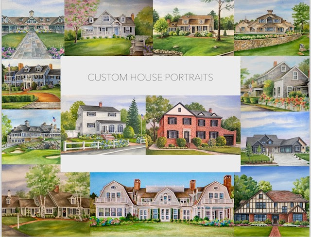 Realtor Special - Deposit - Custom House Portrait - 12"x 16" Oil Painting Deposit / Payment