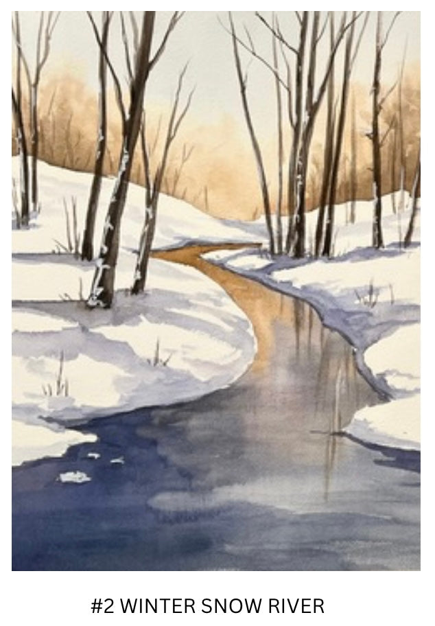 # 2 AE Kit - winter snow river