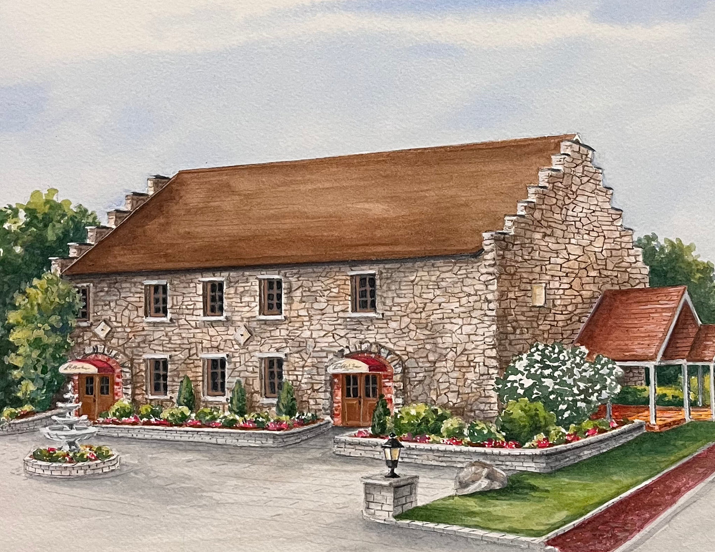 Artwork- The Brotherhood Winery, 8”x10” matted print