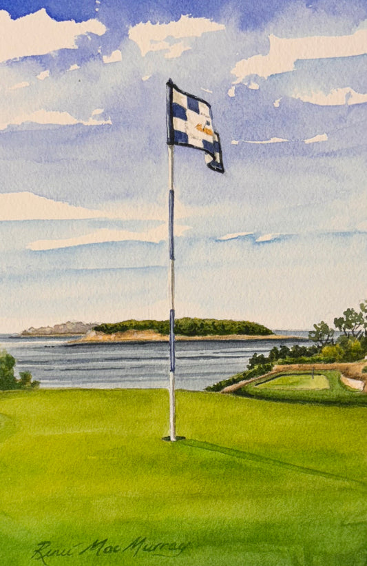 Golf Artwork - Eastward Ho! Golf Country Club, 5”x7” matted print