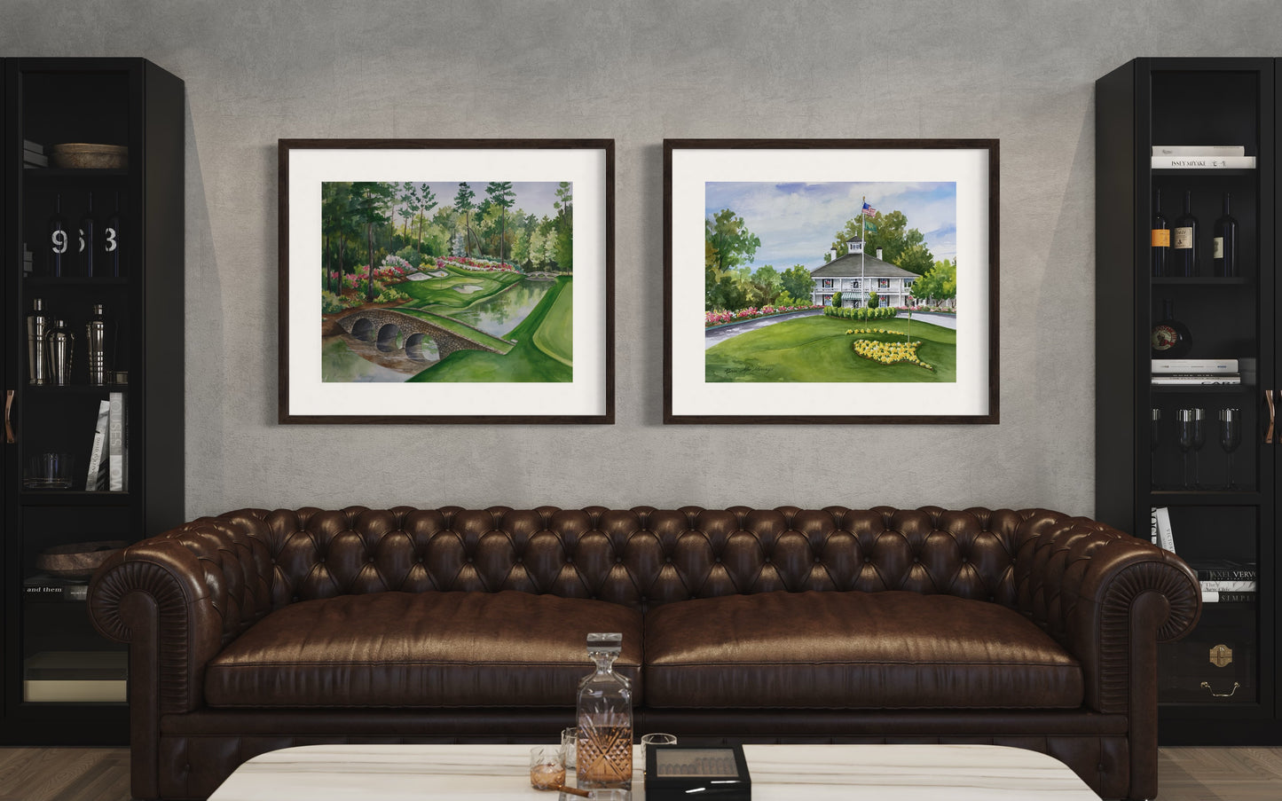 Artwork -  Augusta National Golf Club, 5"x7" matted print