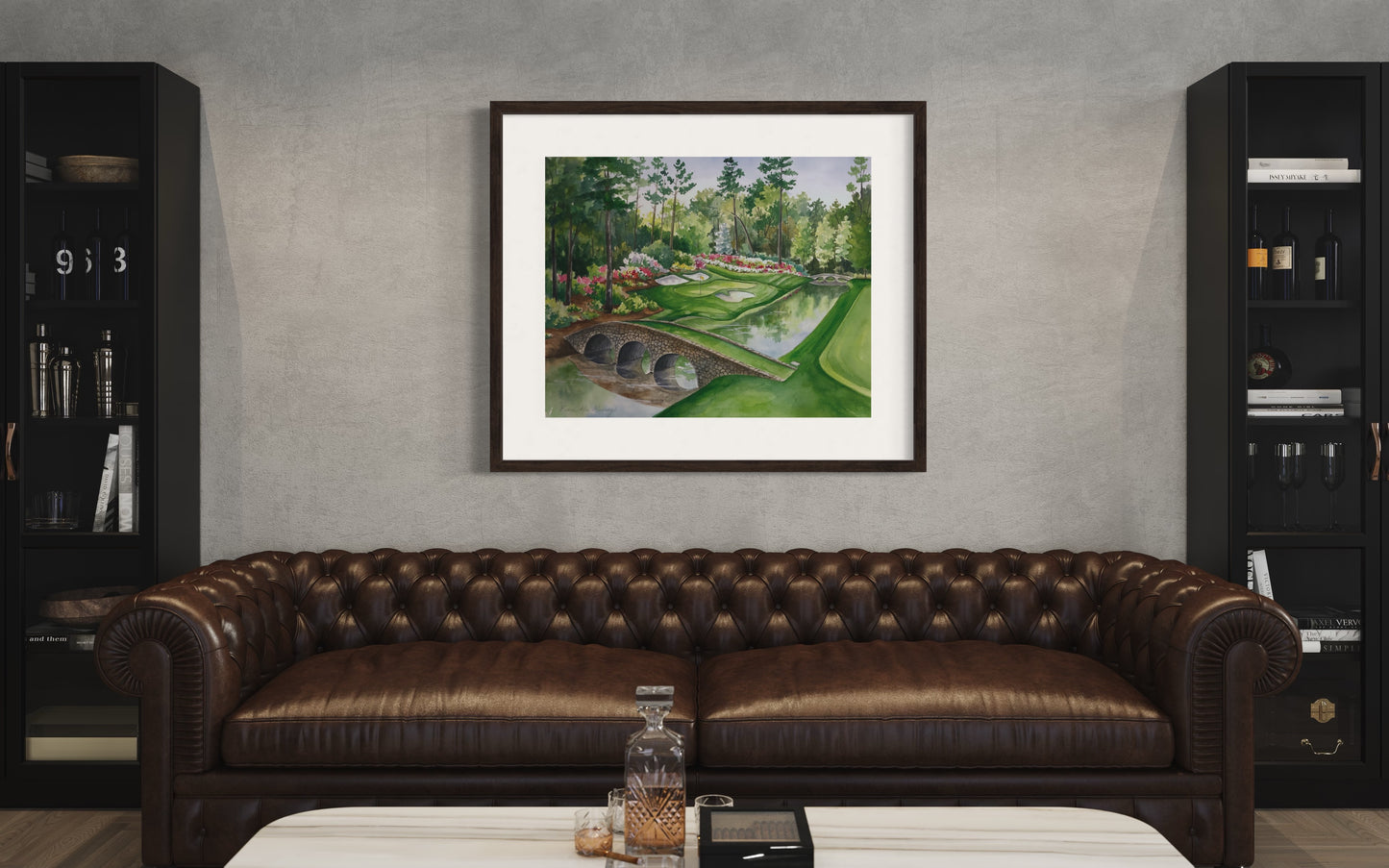 Golf Artwork - Augusta National Golf Club 8"x10" matted print